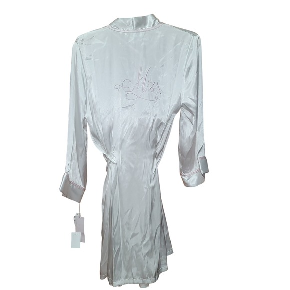 Linea Donatella Mrs Wrap Robe Babydoll ChemiseNightgown Set Sexy Romantic M Soft - Picture 7 of 16